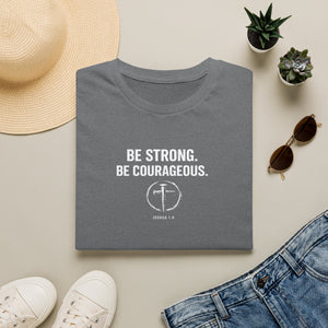 RESVRGO-Joshua 1:9 Inspirational Scripture T-Shirt — Courage & Strength Christian Tee