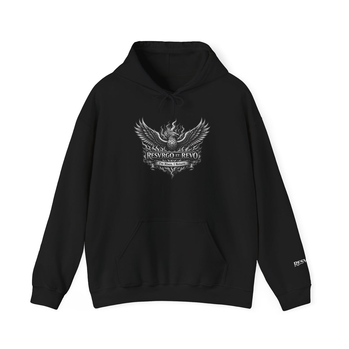 Graphic Hoodie — RESVRGO Phoenix Crest Pullover