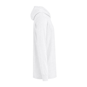 Phoenix Crest Hooded Long Sleeve Tee -Resvrgo et Revevo" Vintage Revival Graphic