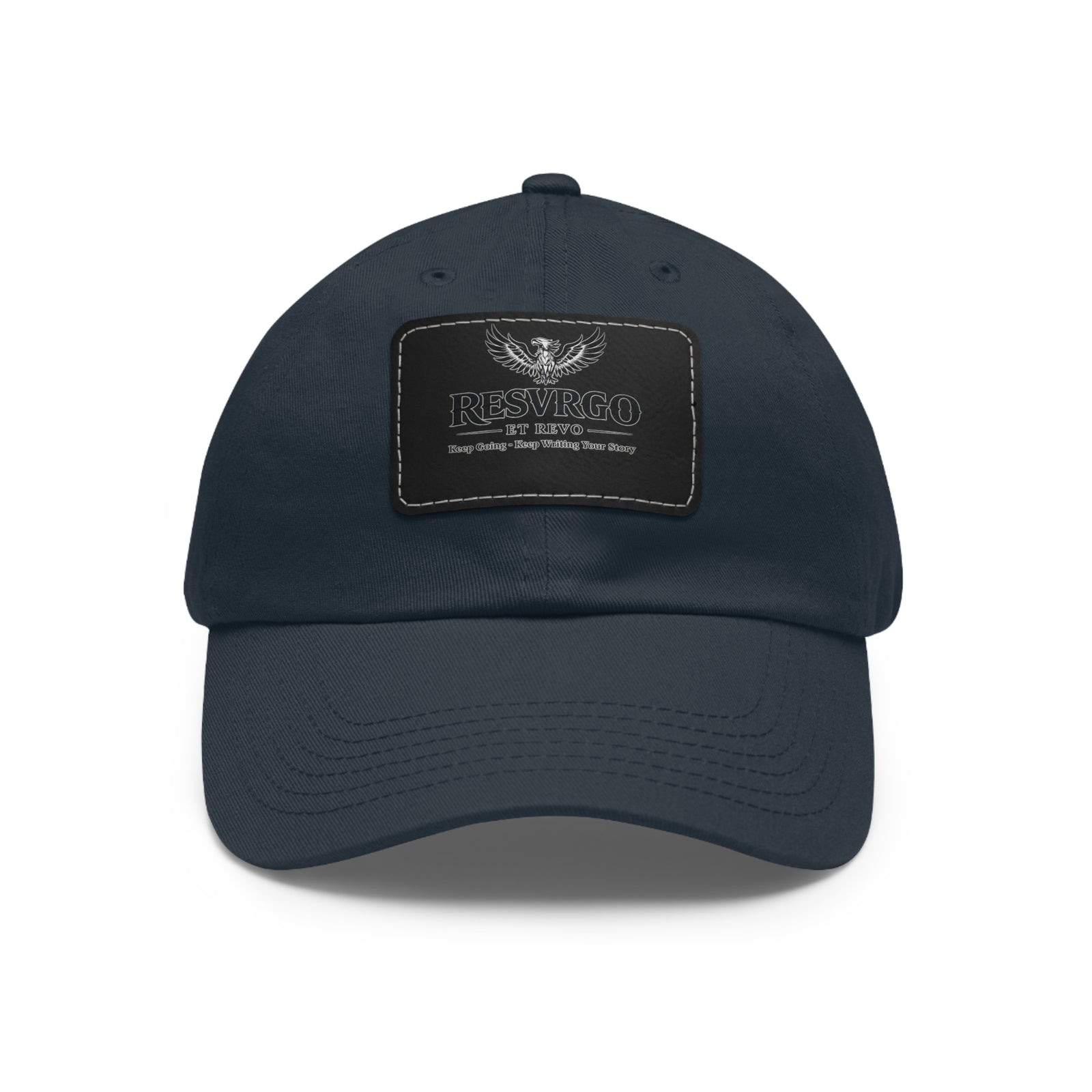 Leather Patch Dad Hat
