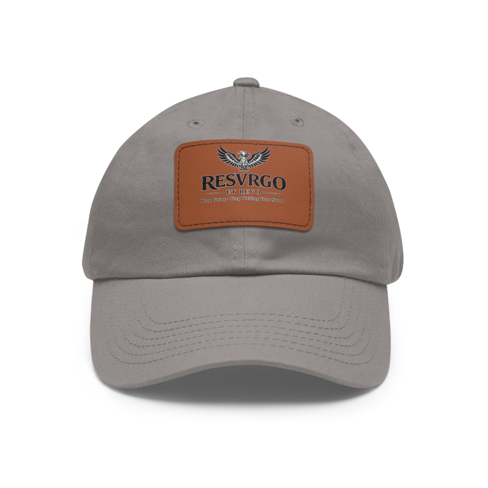 Leather Patch Dad Hat
