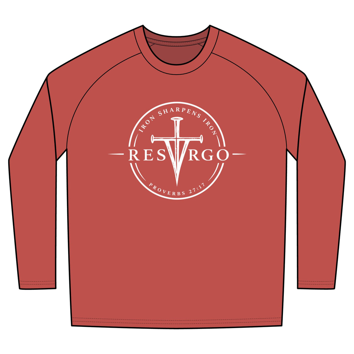RESVRGO — Proverbs 27:17 Inspirational Christian Tee