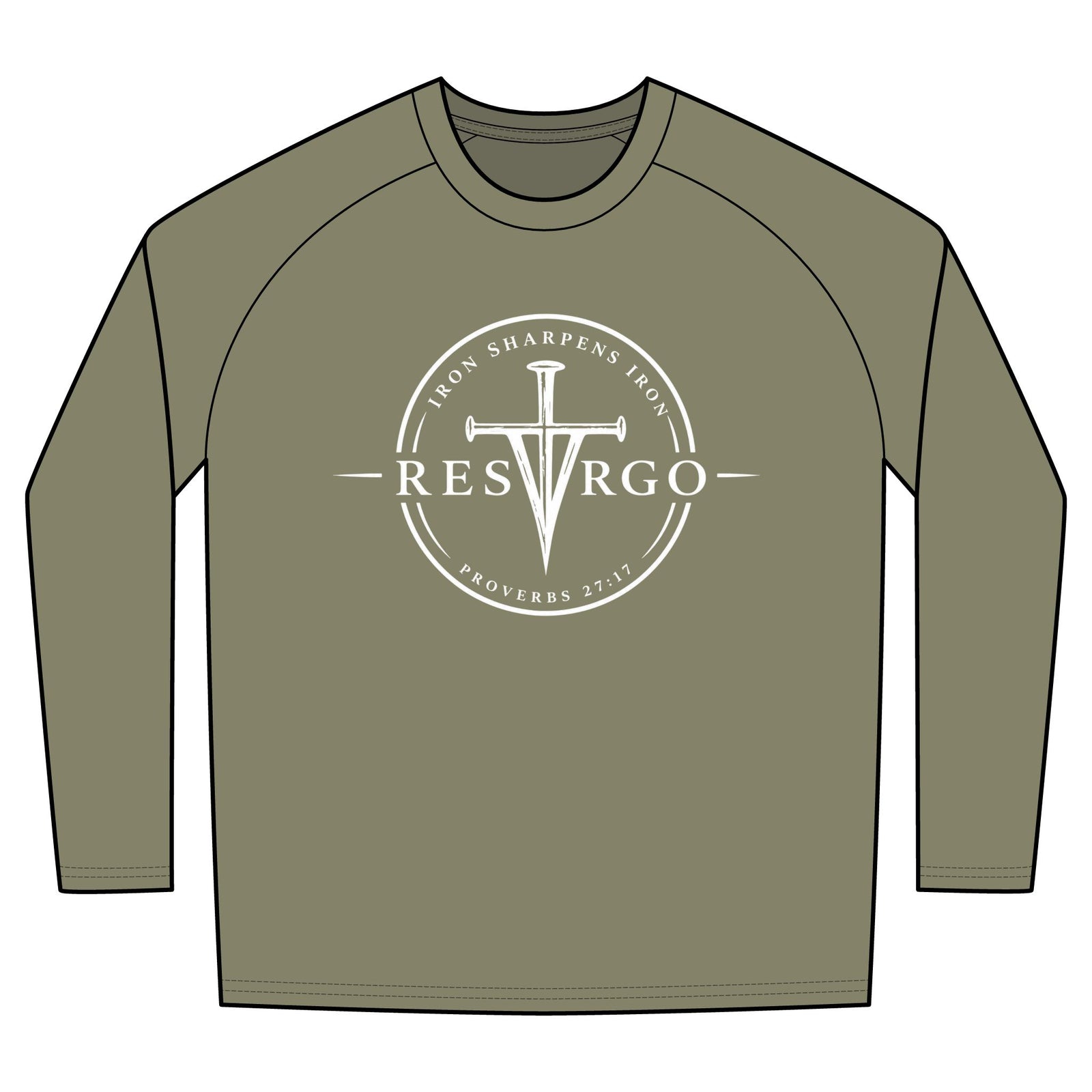 RESVRGO — Proverbs 27:17 Inspirational Christian Tee