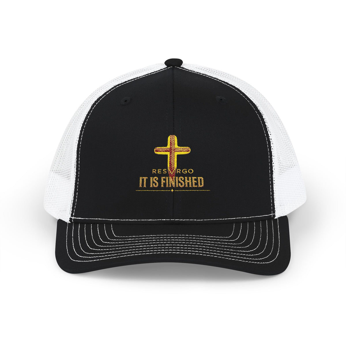 RESVRGO — Gold Cross "It Is Finished" Snapback