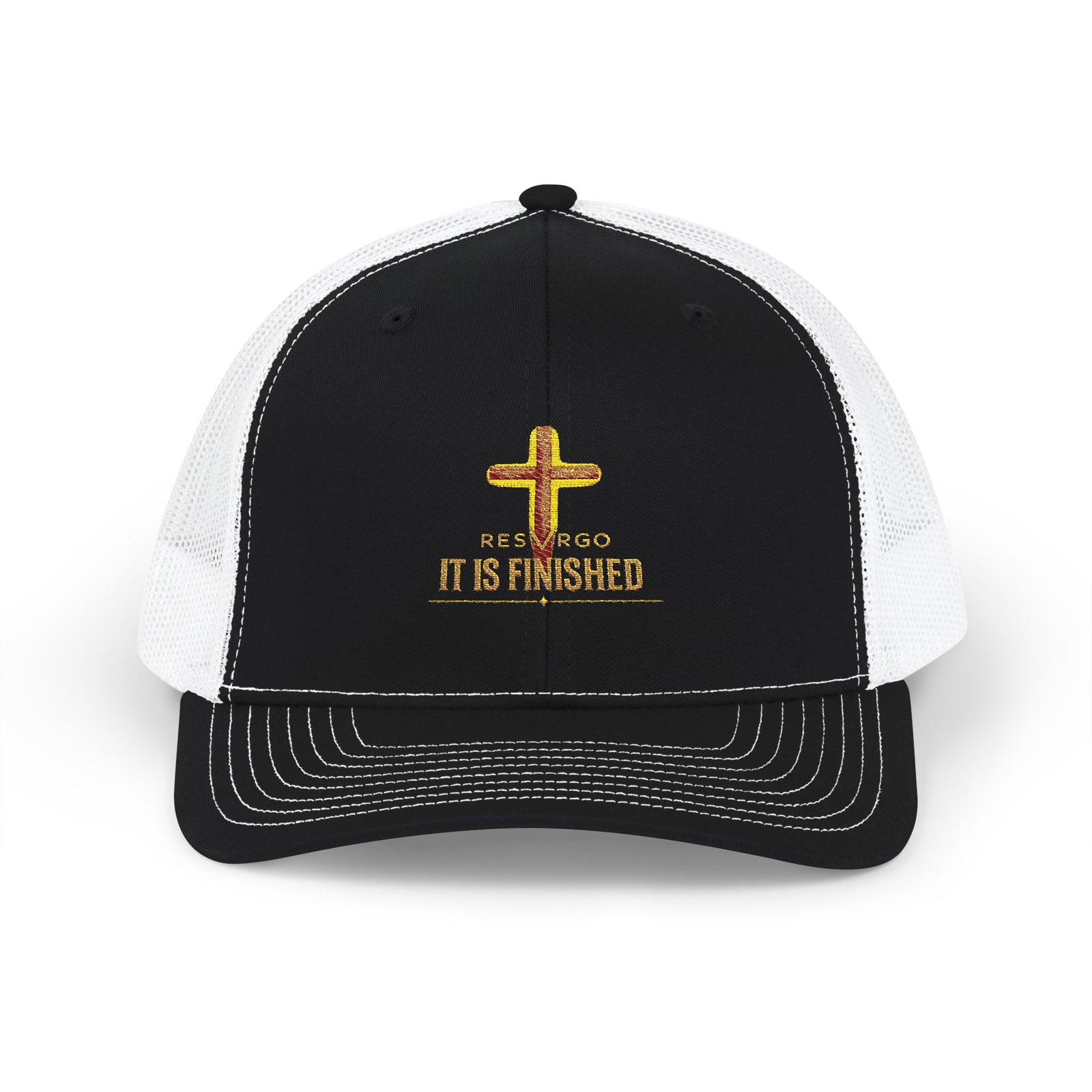 RESVRGO — Gold Cross "It Is Finished" Snapback