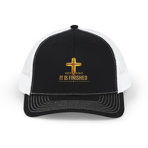 RESVRGO — Gold Cross "It Is Finished" Snapback