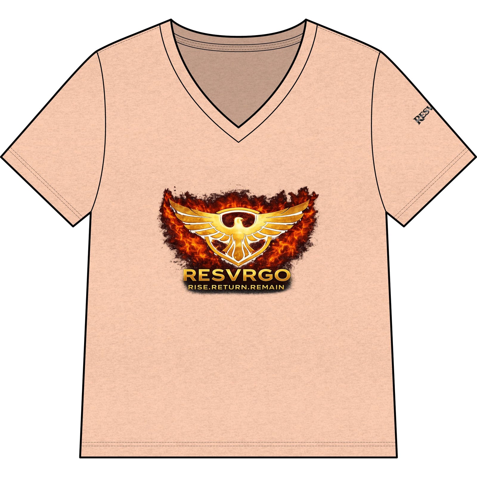RESVRGO  V-Neck Tee Women's Shirt