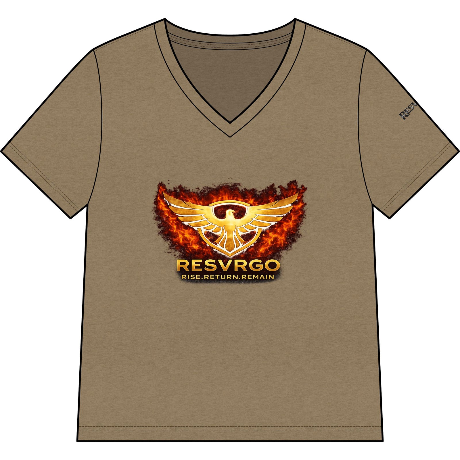 RESVRGO  V-Neck Tee Women's Shirt