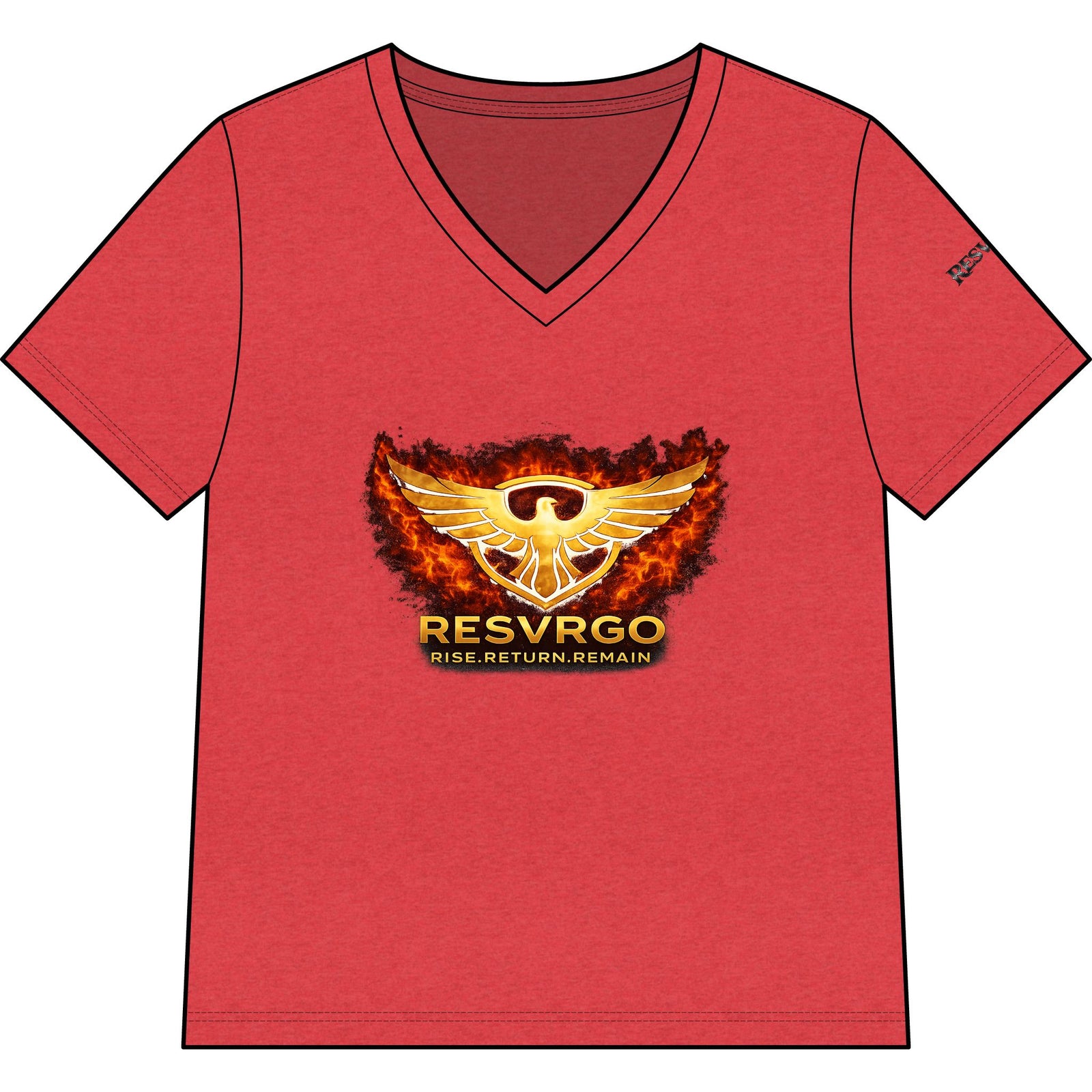 RESVRGO  V-Neck Tee Women's Shirt