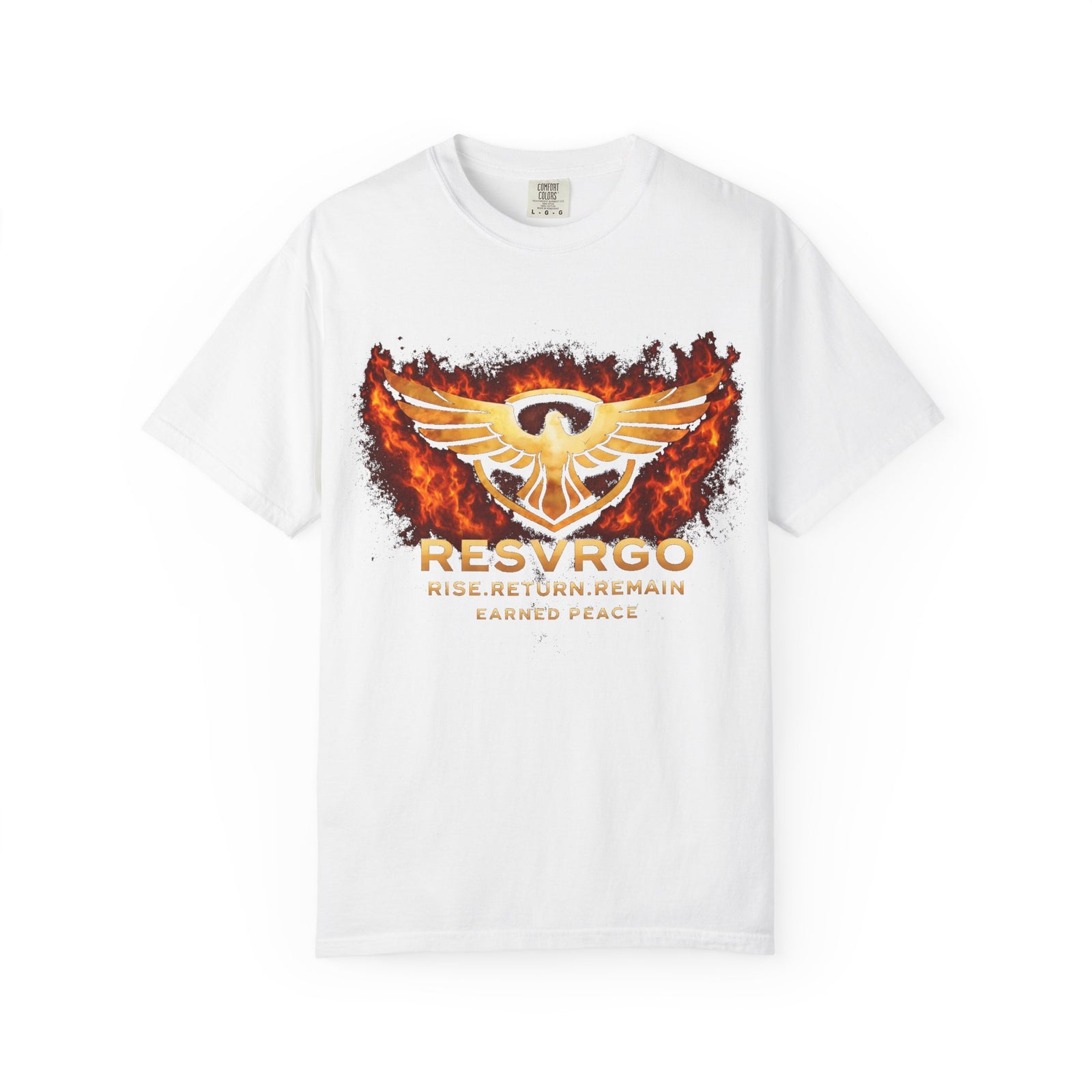 Graphic T-Shirt — "Rise.Return.Remain" Motivational Tee