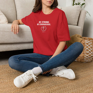 RESVRGO-Joshua 1:9 Inspirational Scripture T-Shirt — Courage & Strength Christian Tee