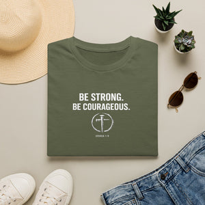 RESVRGO-Joshua 1:9 Inspirational Scripture T-Shirt — Courage & Strength Christian Tee