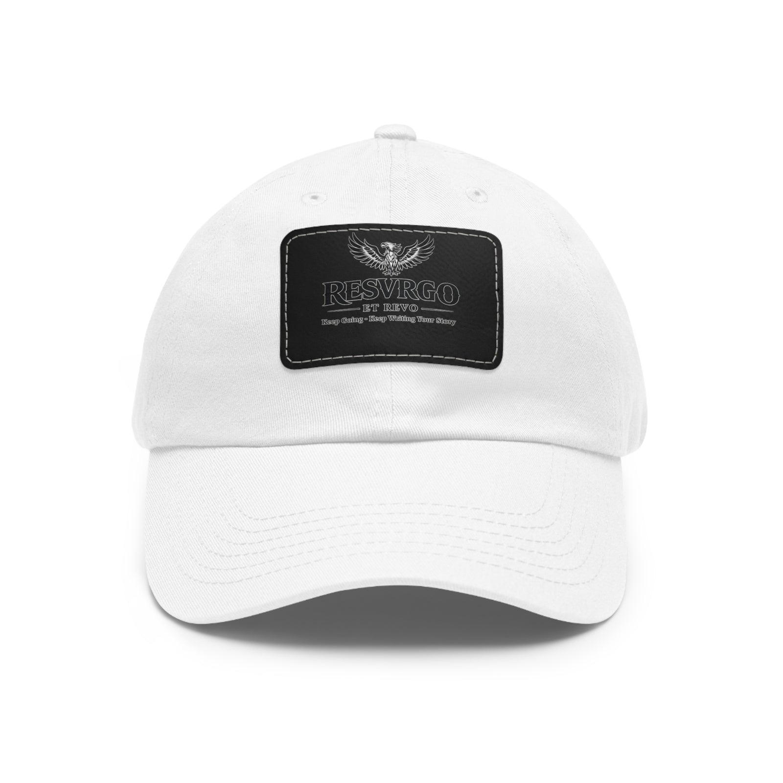 Leather Patch Dad Hat