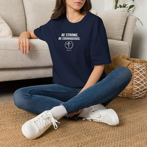 RESVRGO-Joshua 1:9 Inspirational Scripture T-Shirt — Courage & Strength Christian Tee