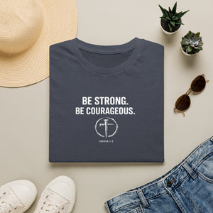 RESVRGO-Joshua 1:9 Inspirational Scripture T-Shirt — Courage & Strength Christian Tee