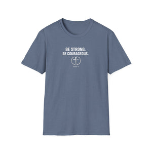 RESVRGO-Joshua 1:9 Inspirational Scripture T-Shirt — Courage & Strength Christian Tee