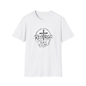 RESVRGO Cross T-Shirt — "Resvrgo: Faith It Til You Make It"