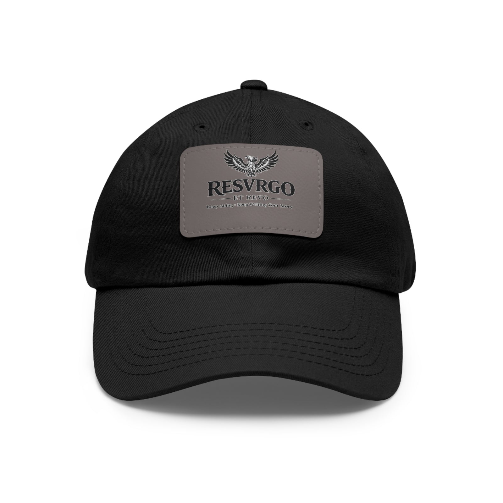 Leather Patch Dad Hat