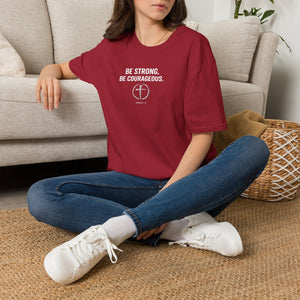 RESVRGO-Joshua 1:9 Inspirational Scripture T-Shirt — Courage & Strength Christian Tee
