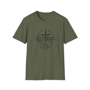RESVRGO Cross T-Shirt — "Resvrgo: Faith It Til You Make It"