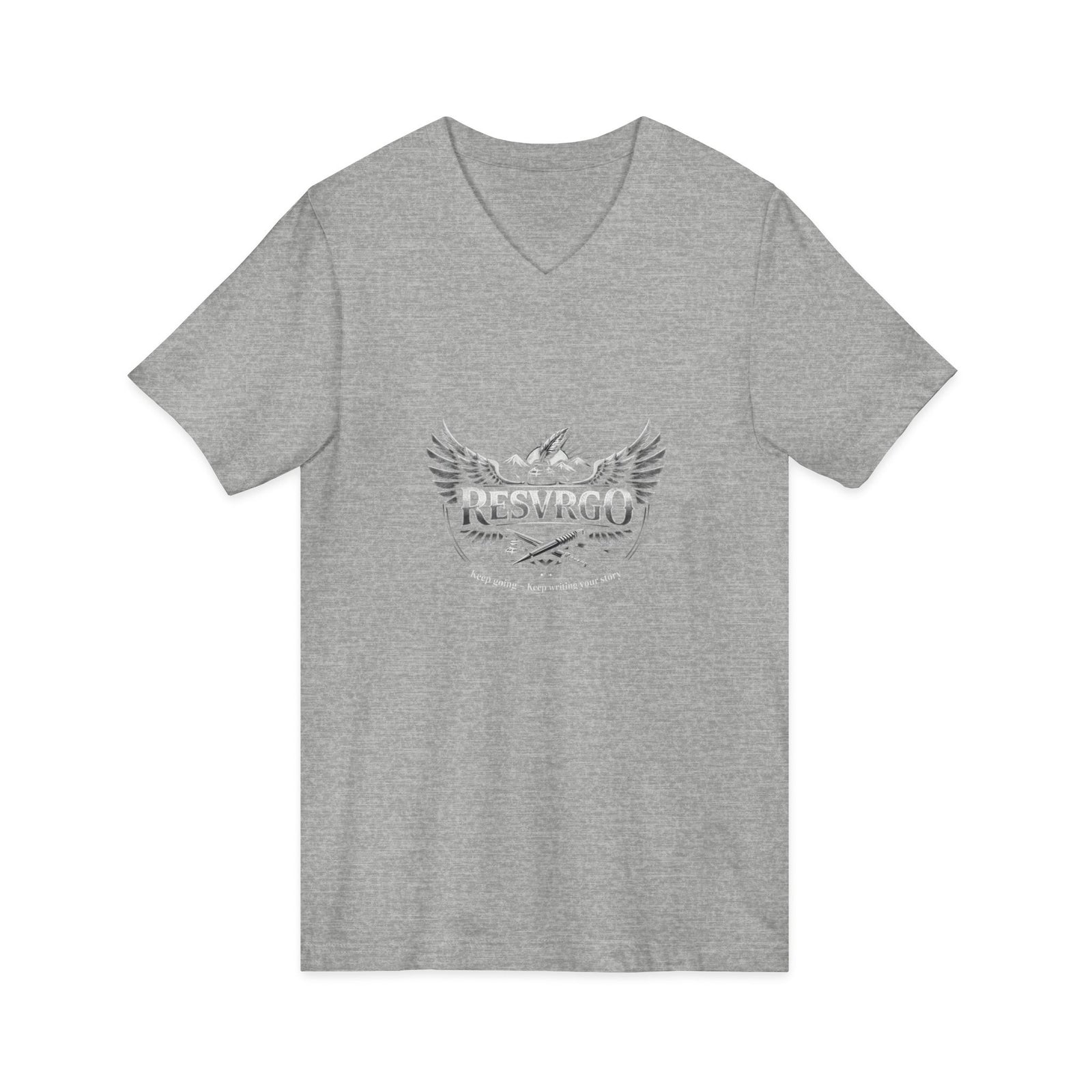 V-Neck Tee — Vintage Graphic T-Shirt