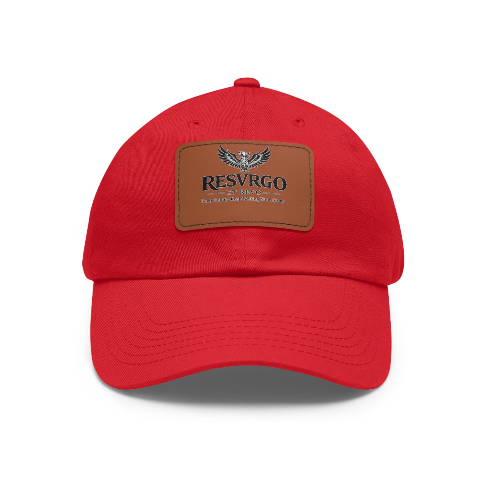 Leather Patch Dad Hat