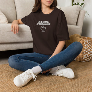 RESVRGO-Joshua 1:9 Inspirational Scripture T-Shirt — Courage & Strength Christian Tee