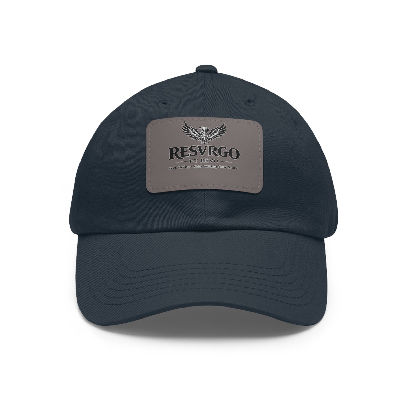 Leather Patch Dad Hat