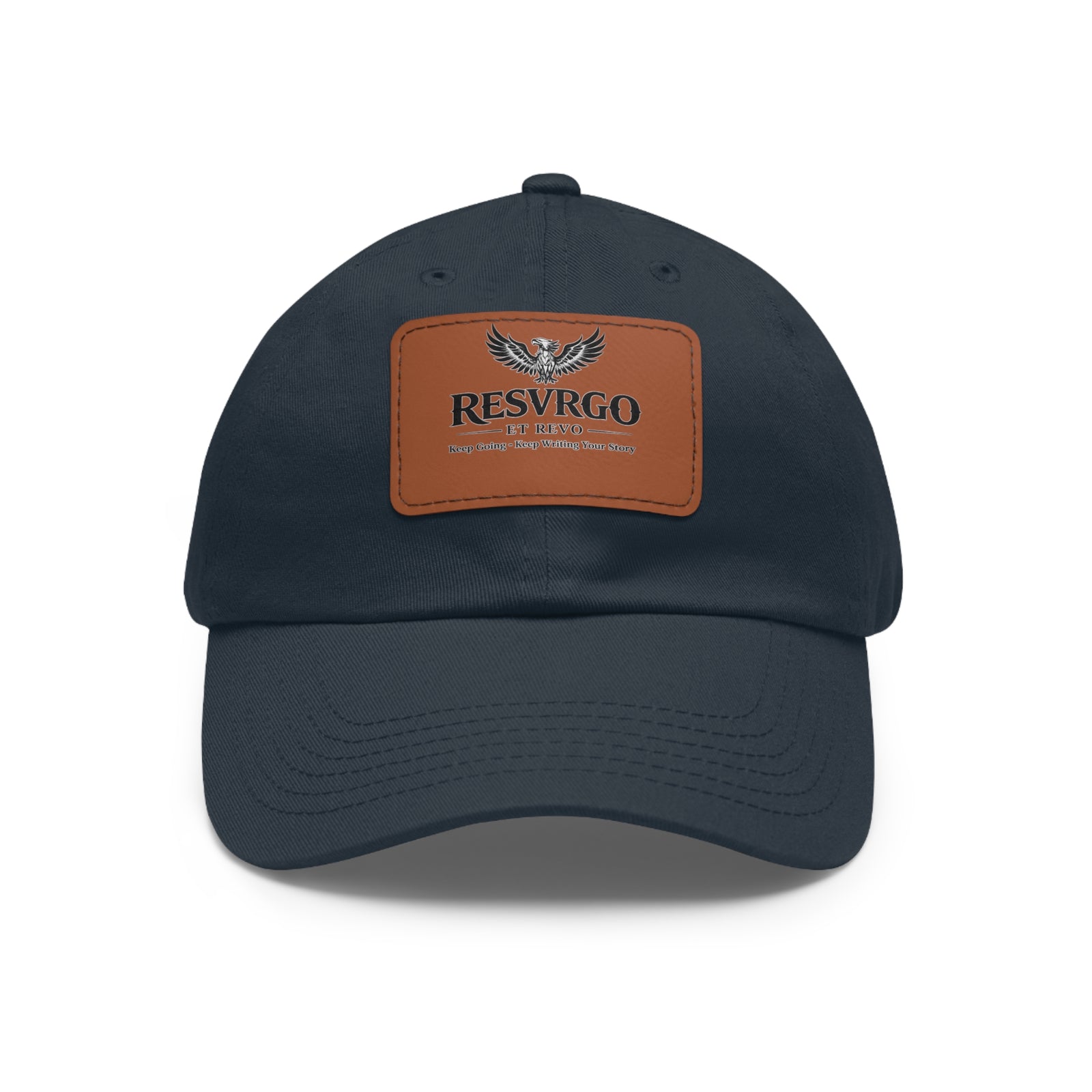 Leather Patch Dad Hat