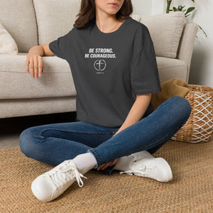 RESVRGO-Joshua 1:9 Inspirational Scripture T-Shirt — Courage & Strength Christian Tee