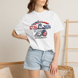 Patriotic 250th Anniversary T-Shirt – 1776–2026 Resurgo Celebration Tee