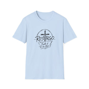 RESVRGO Cross T-Shirt — "Resvrgo: Faith It Til You Make It"