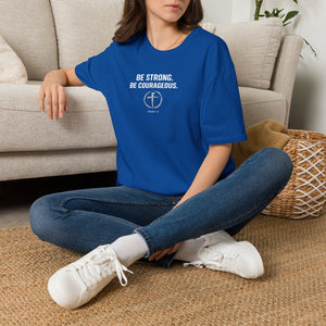 RESVRGO-Joshua 1:9 Inspirational Scripture T-Shirt — Courage & Strength Christian Tee