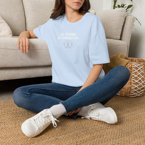RESVRGO-Joshua 1:9 Inspirational Scripture T-Shirt — Courage & Strength Christian Tee