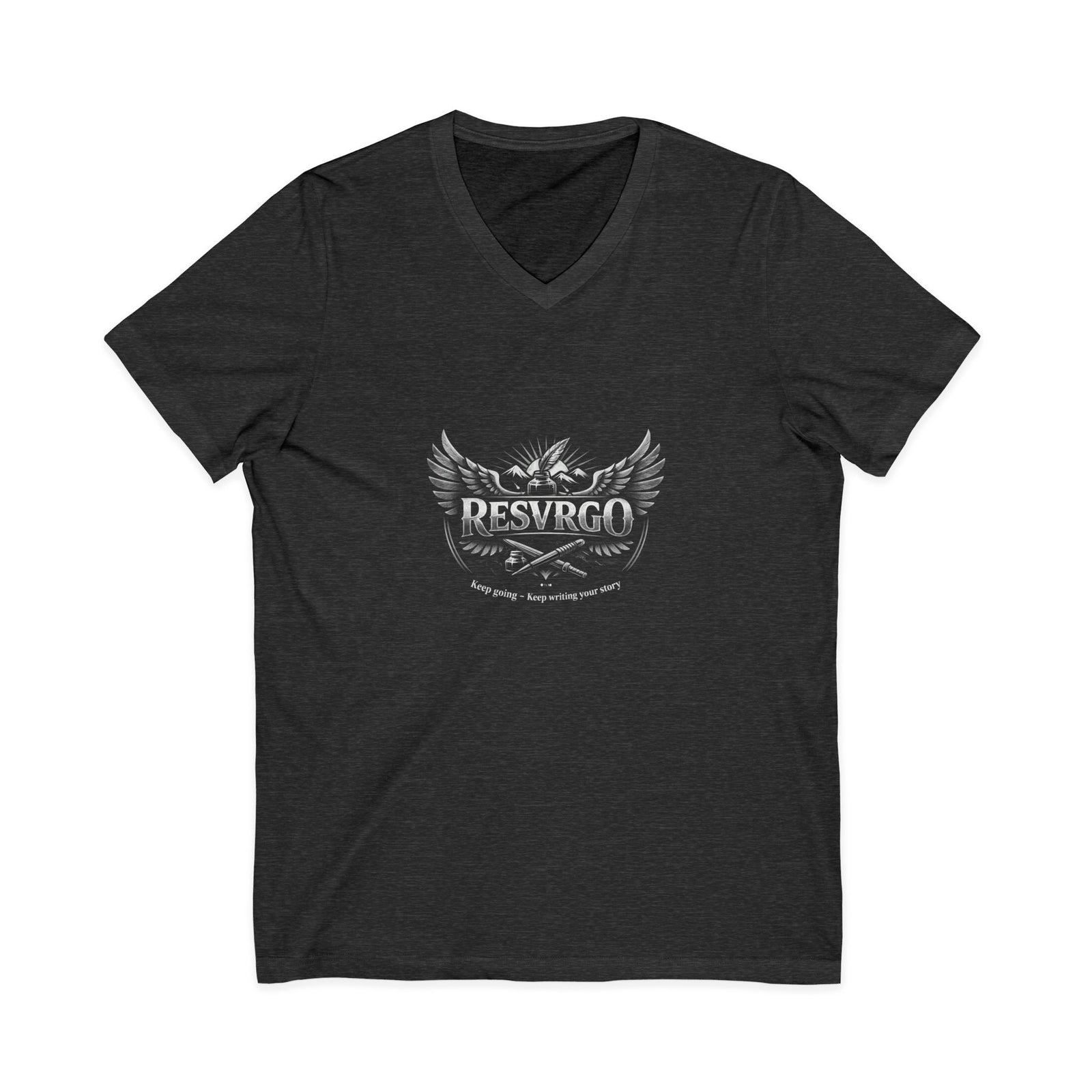 V-Neck Tee — Vintage Graphic T-Shirt