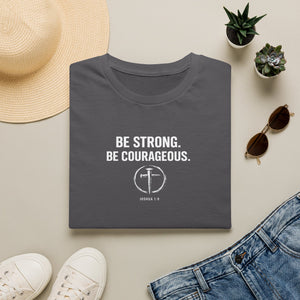 RESVRGO-Joshua 1:9 Inspirational Scripture T-Shirt — Courage & Strength Christian Tee