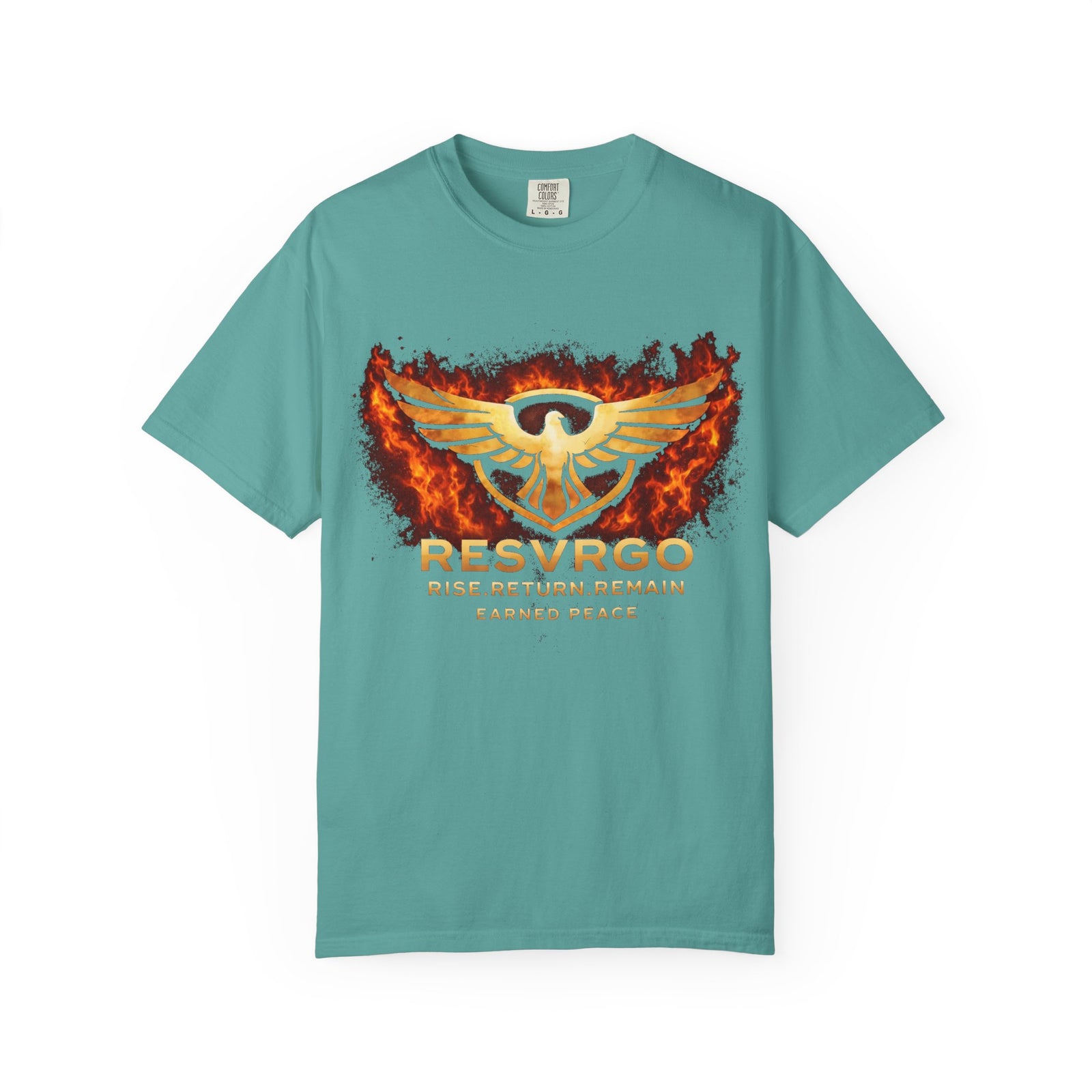 Graphic T-Shirt — "Rise.Return.Remain" Motivational Tee