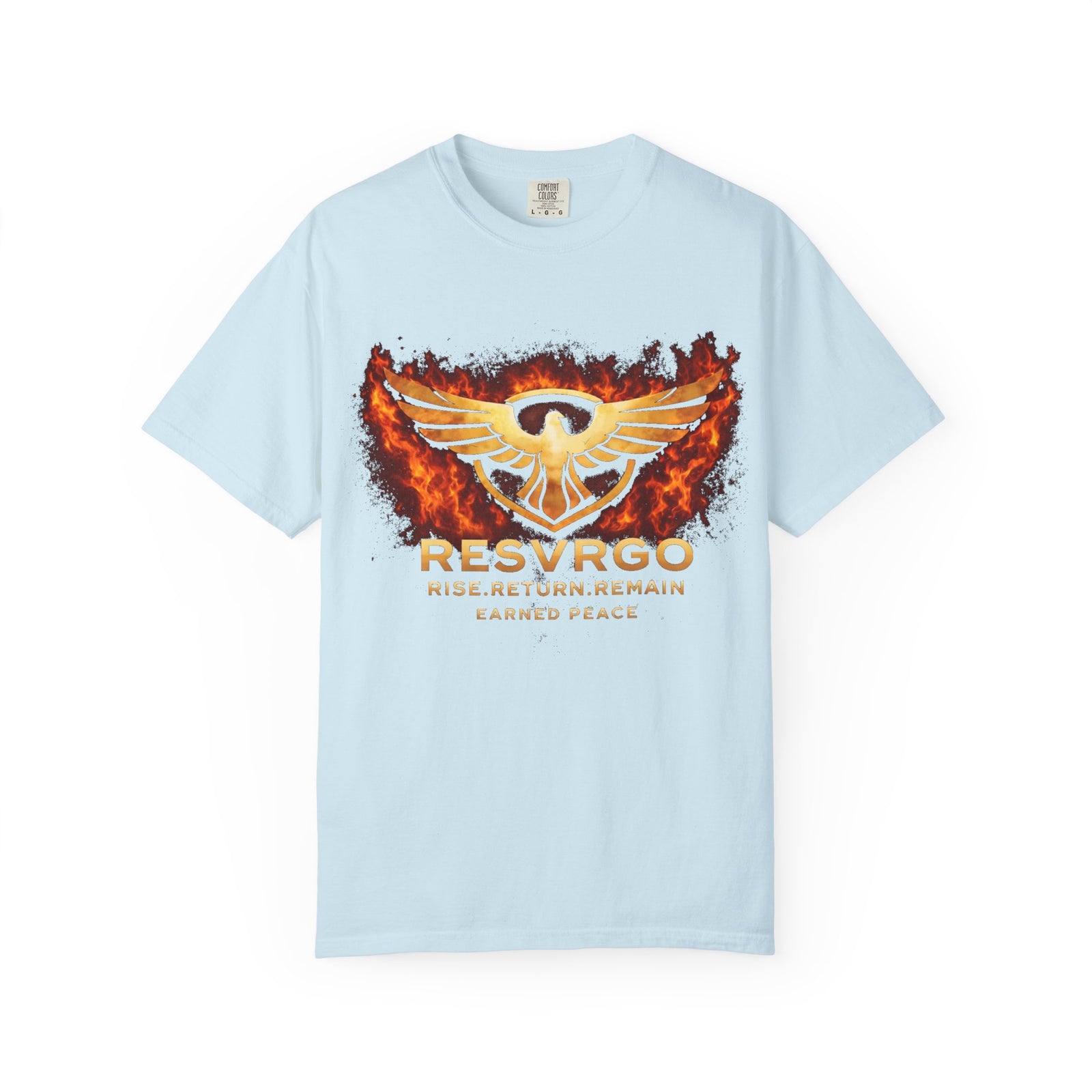 Graphic T-Shirt — "Rise.Return.Remain" Motivational Tee