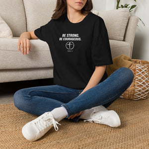 RESVRGO-Joshua 1:9 Inspirational Scripture T-Shirt — Courage & Strength Christian Tee