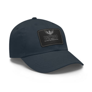 Leather Patch Dad Hat
