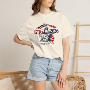 Patriotic 250th Anniversary T-Shirt – 1776–2026 Resurgo Celebration Tee