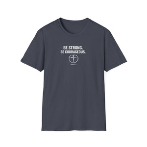 RESVRGO-Joshua 1:9 Inspirational Scripture T-Shirt — Courage & Strength Christian Tee