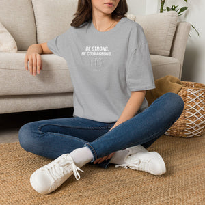RESVRGO-Joshua 1:9 Inspirational Scripture T-Shirt — Courage & Strength Christian Tee
