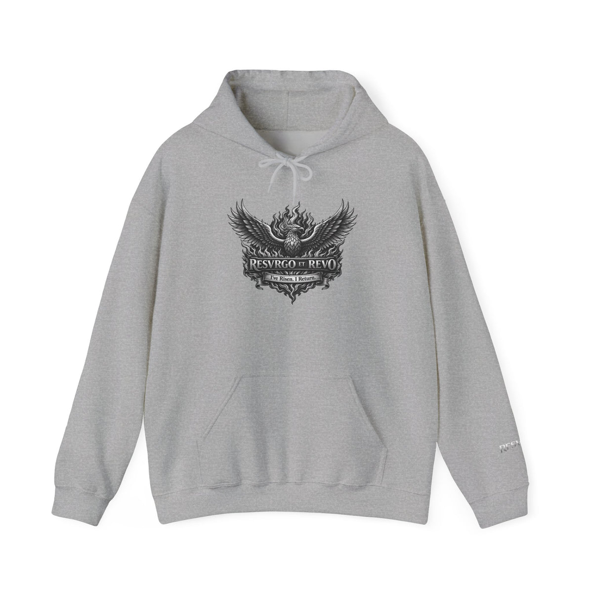 Graphic Hoodie — RESVRGO Phoenix Crest Pullover
