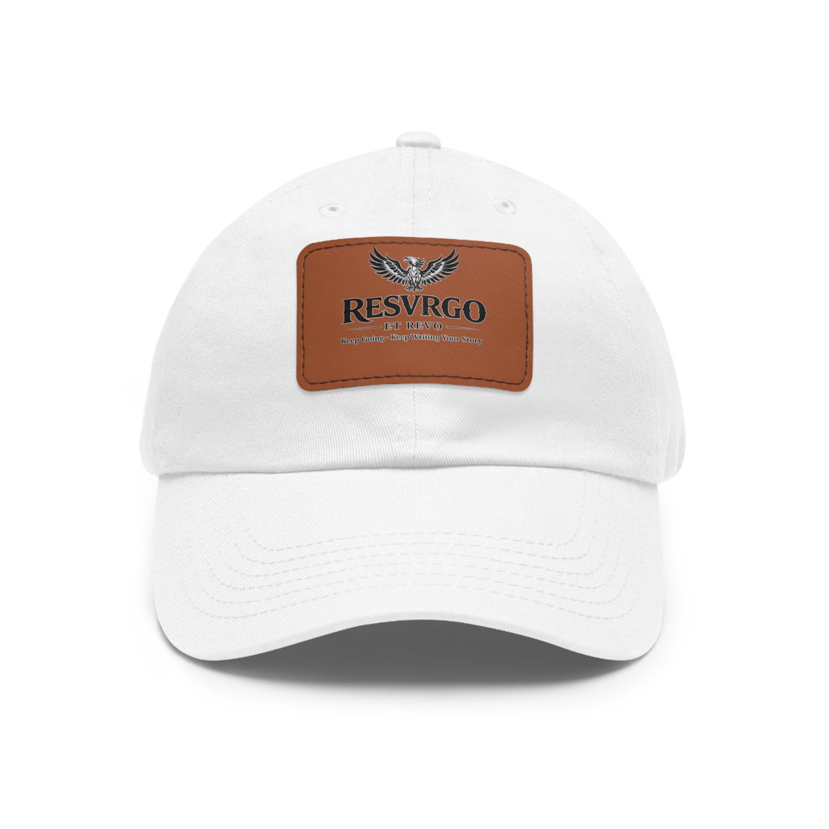 Leather Patch Dad Hat