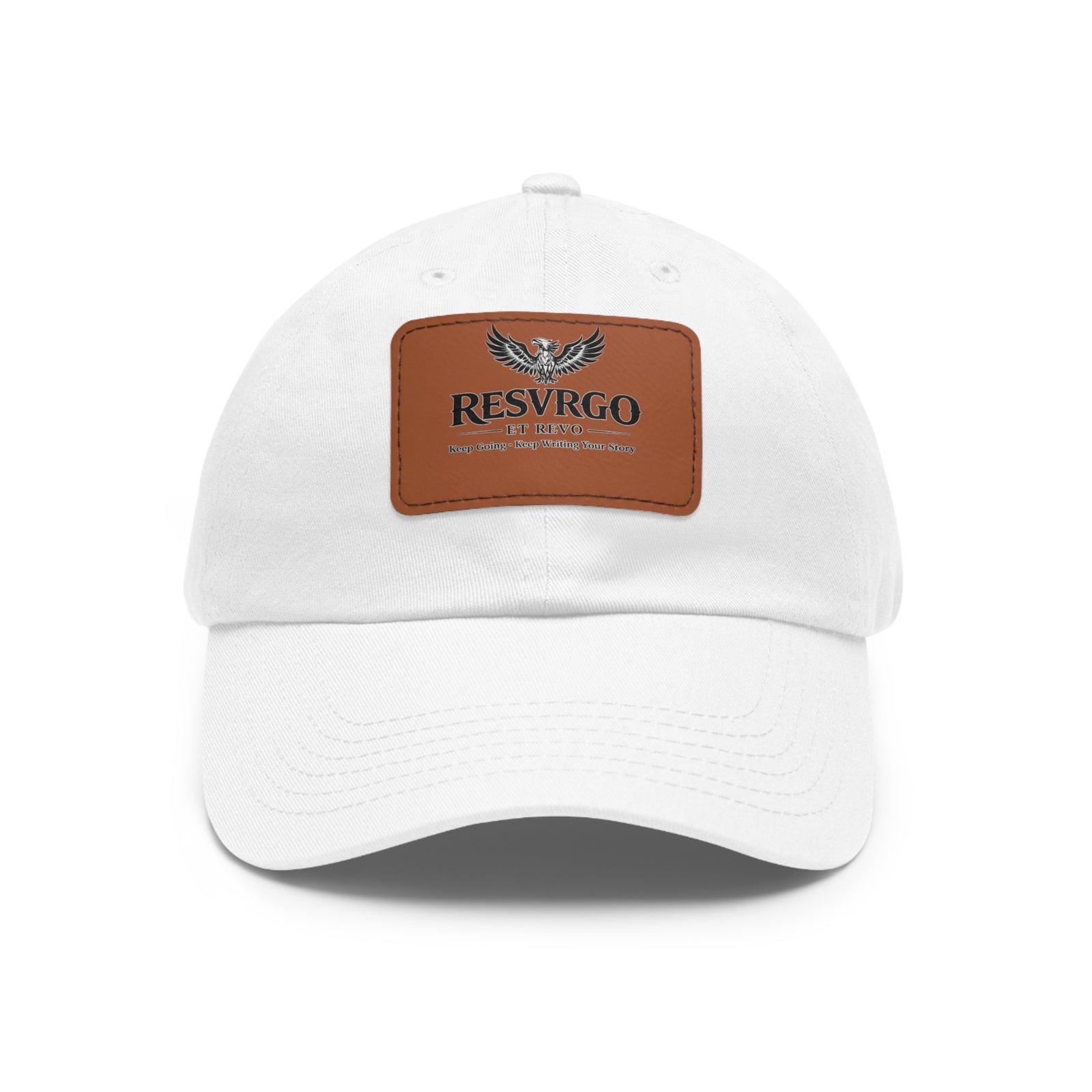 Leather Patch Dad Hat