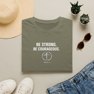 RESVRGO-Joshua 1:9 Inspirational Scripture T-Shirt — Courage & Strength Christian Tee