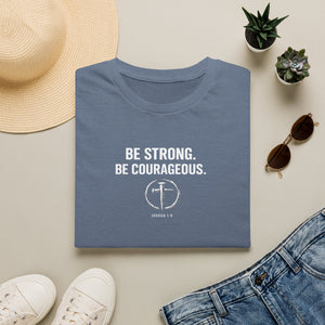RESVRGO-Joshua 1:9 Inspirational Scripture T-Shirt — Courage & Strength Christian Tee