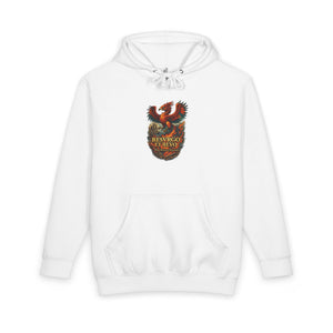Phoenix Crest Hoodie – "Resurgo" Vintage Firebird Pullover