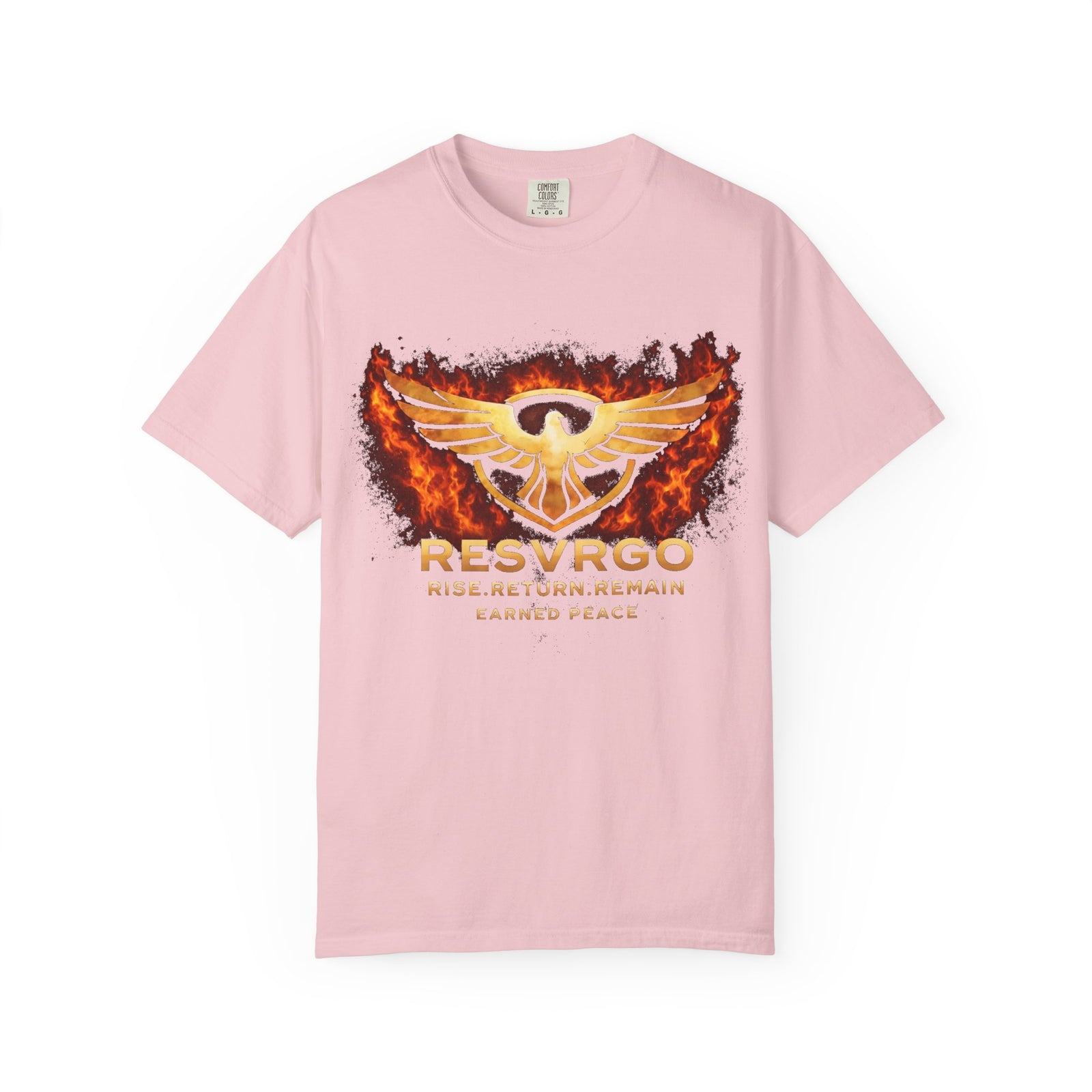 Graphic T-Shirt — "Rise.Return.Remain" Motivational Tee